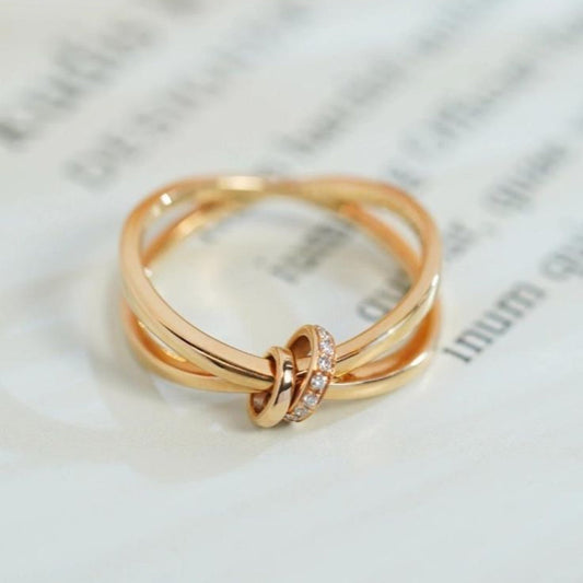 Infinity Knot Gold Ring