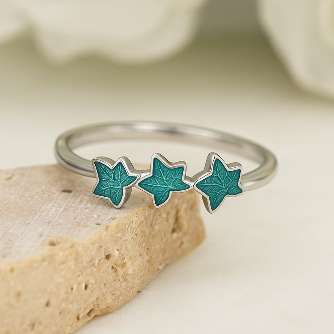 Turquoise Leaf Ring