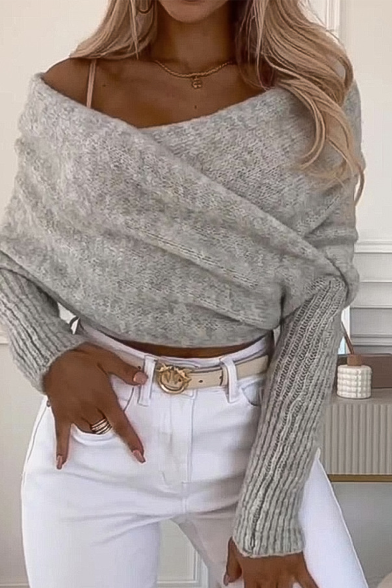 Klasycznie zaprojektowany Sweter