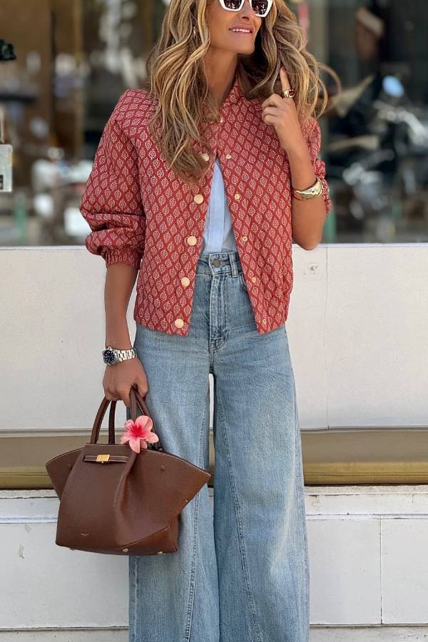 Kurtka inspirowany stylem vintage