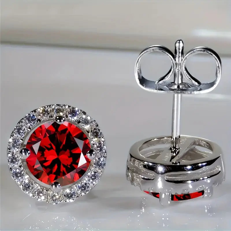 L��cia Rosavelle White Gold Earrings