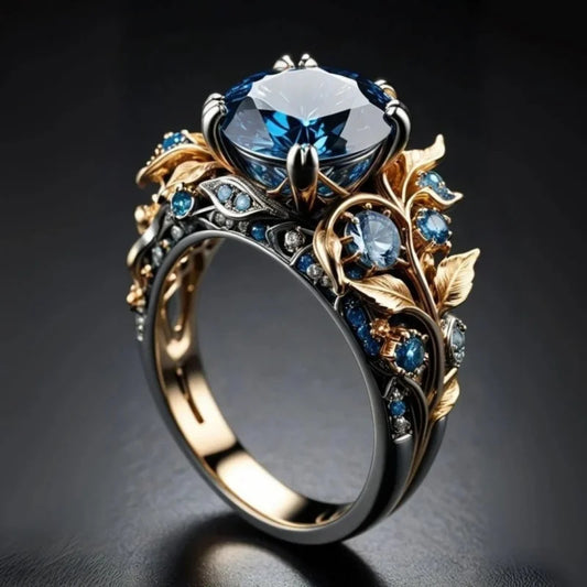 Exotic Abyss Gold Ring