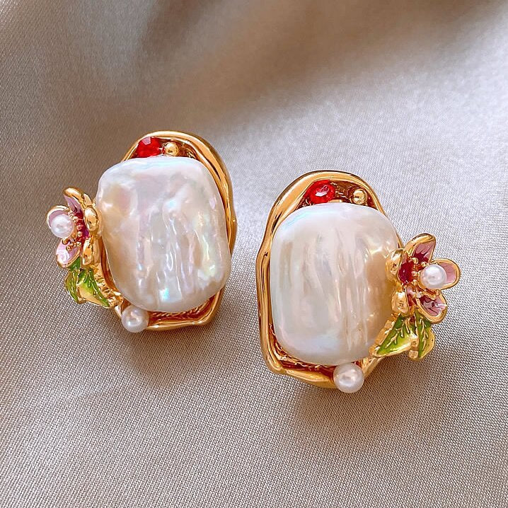 Baroque Pearl Earrings