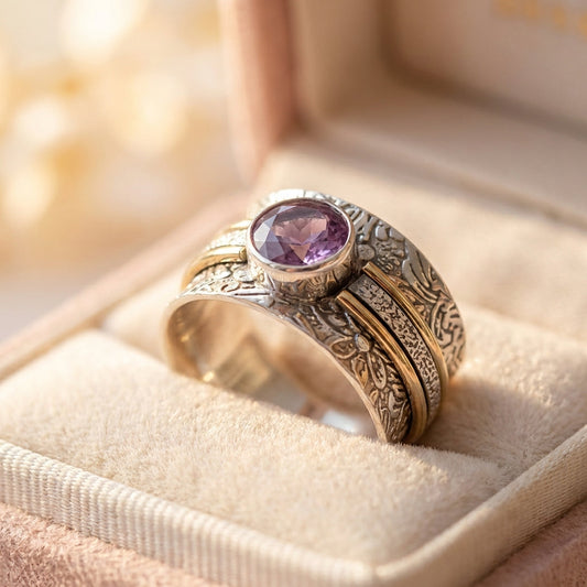 Bohemian Crystal Meditation Ring