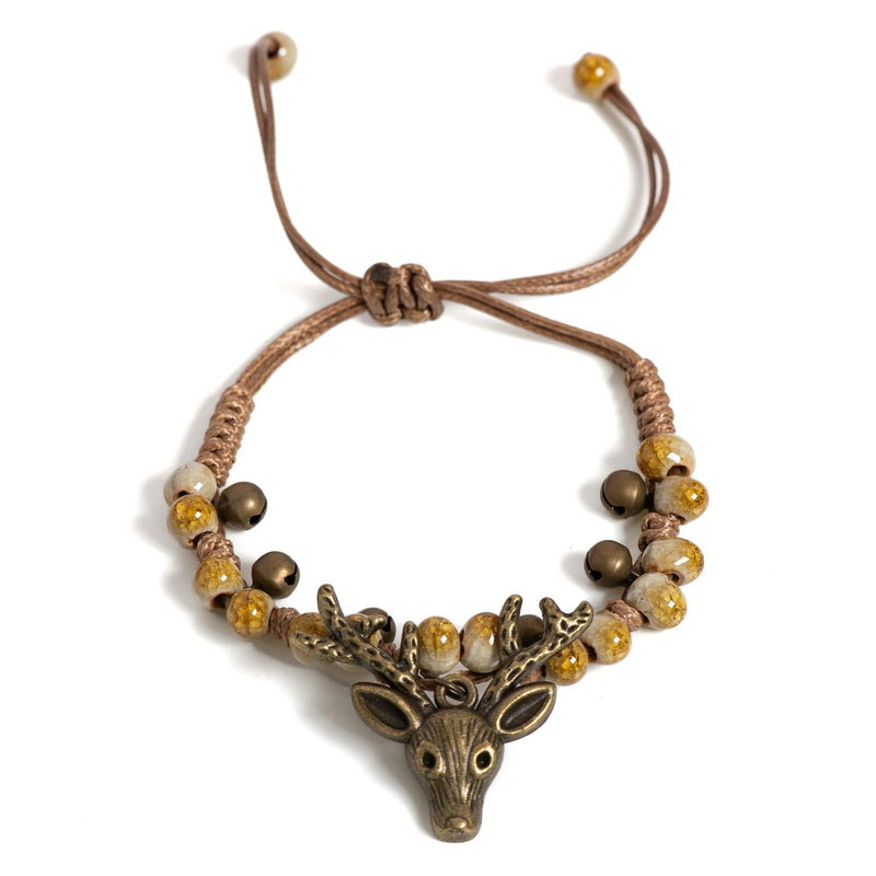 Bohemian Deer Charm Bracelet
