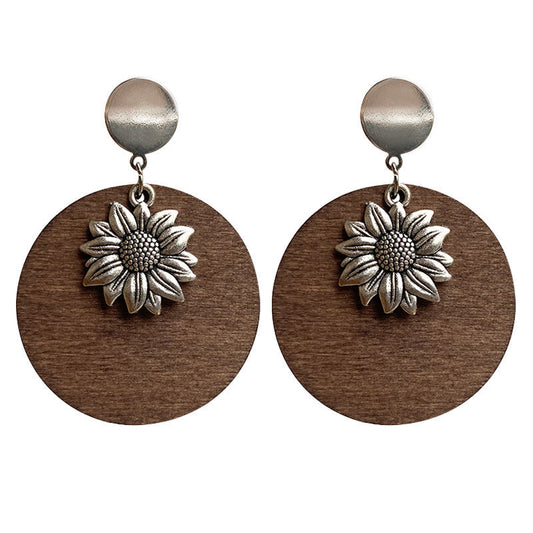 Bohemian Sunflower Earrings