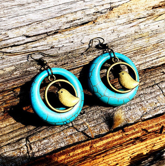Bohemian Turquoise Earrings