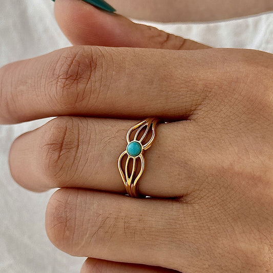 Bohemian Turquoise Ring