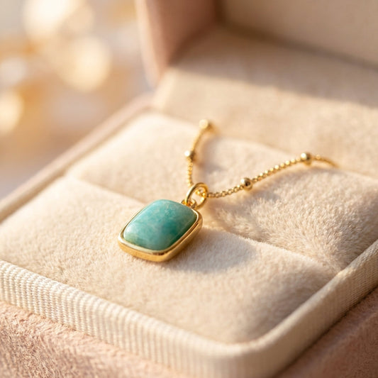 Briella Amazonite Gemstone Necklace