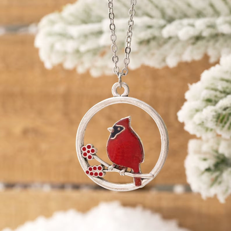 Cardinal Pendant Necklace