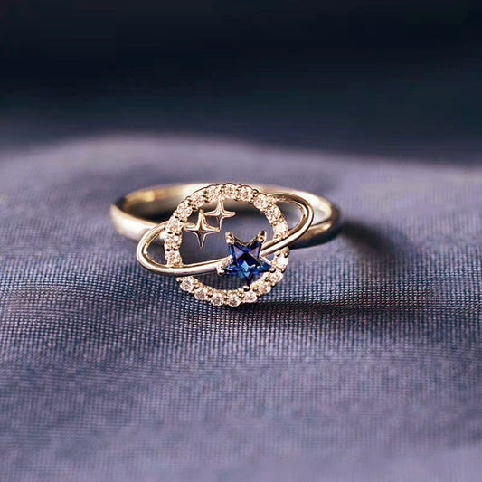 Celestial Blue Sapphire Ring