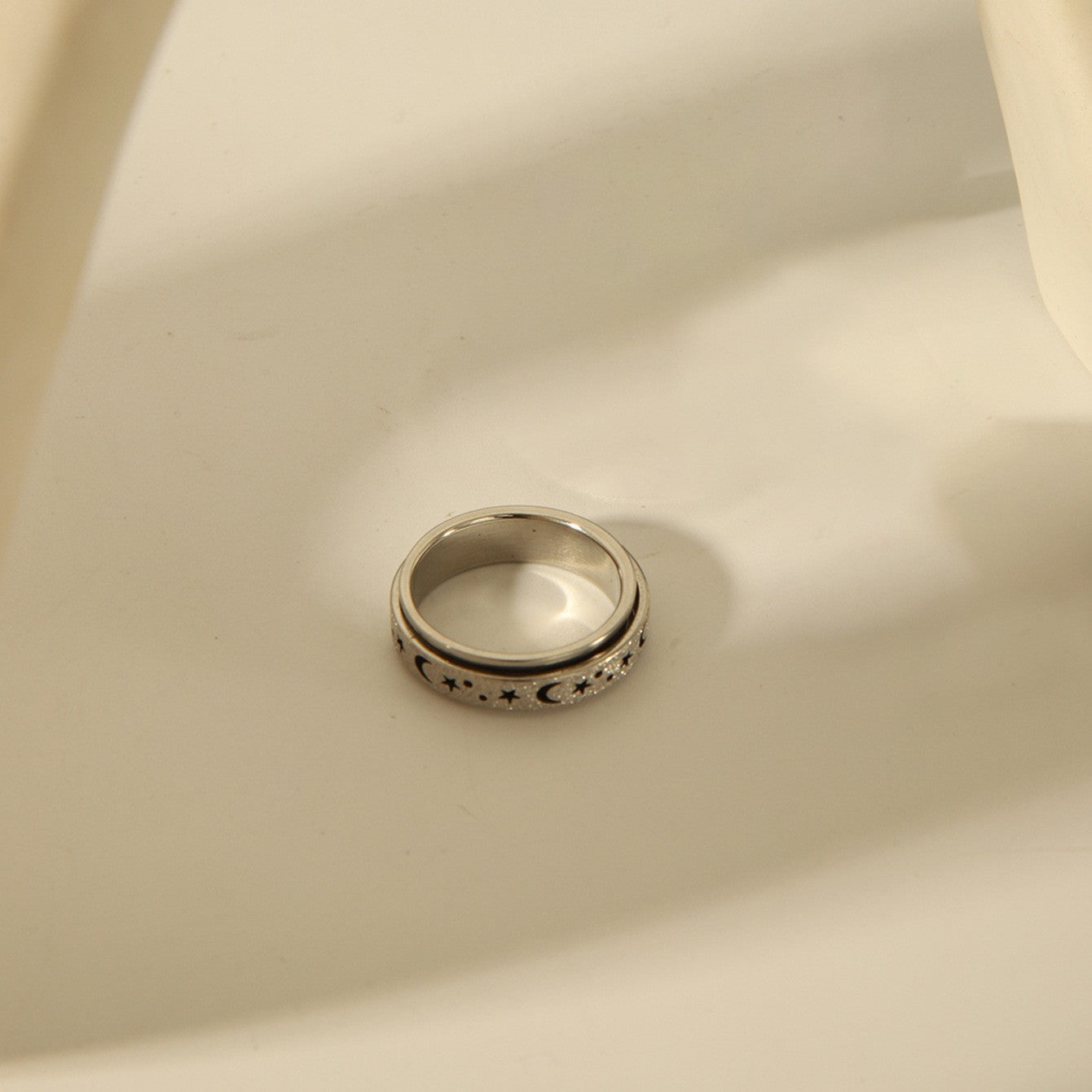 Celestial Moon Star Ring