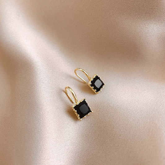 Classic Black Onyx Earrings