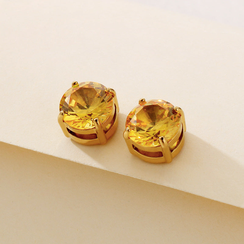 Classic Citrine Earrings