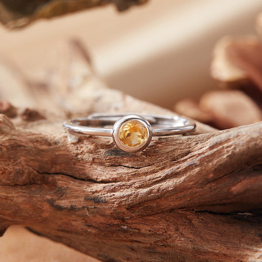 Classic Citrine Ring