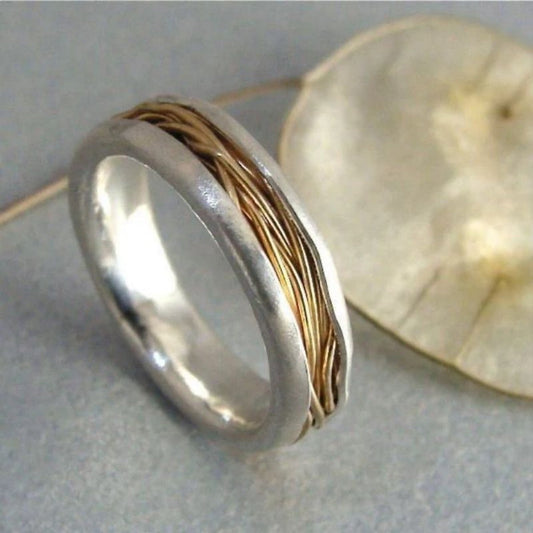 Classic Mixed Metal Ring
