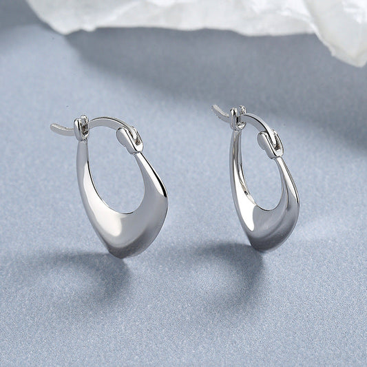 Classic Silver Hoop Earrings