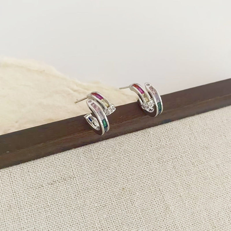 Colorful Crystal Earrings