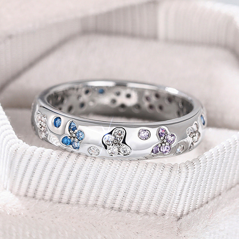 Colorful Floral Ring