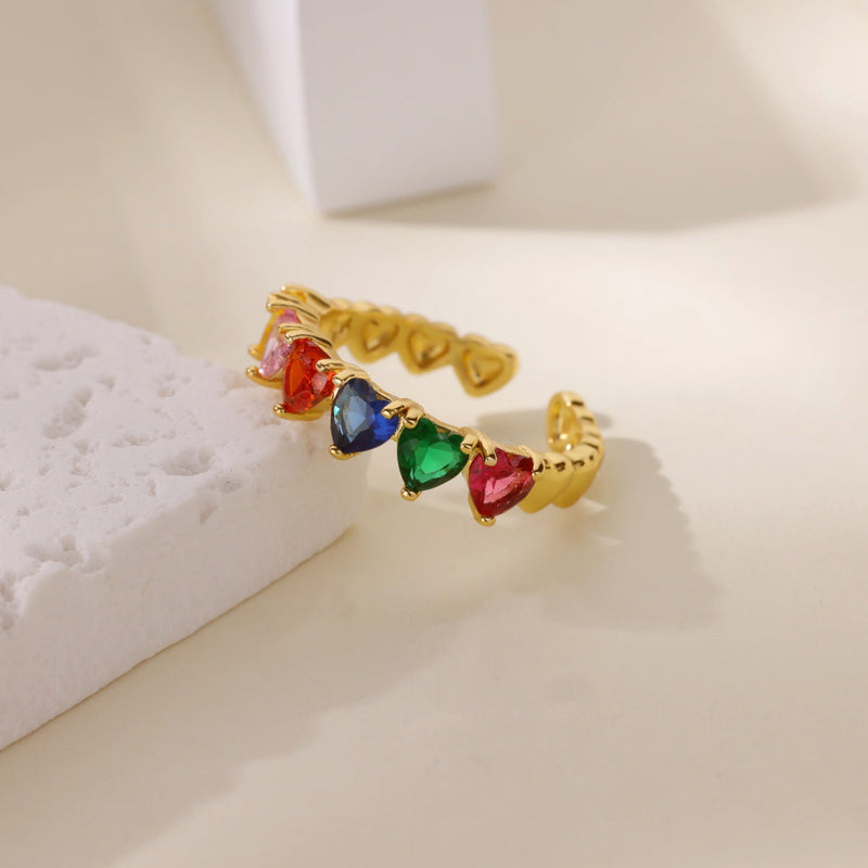 Colorful Gemstone Ring