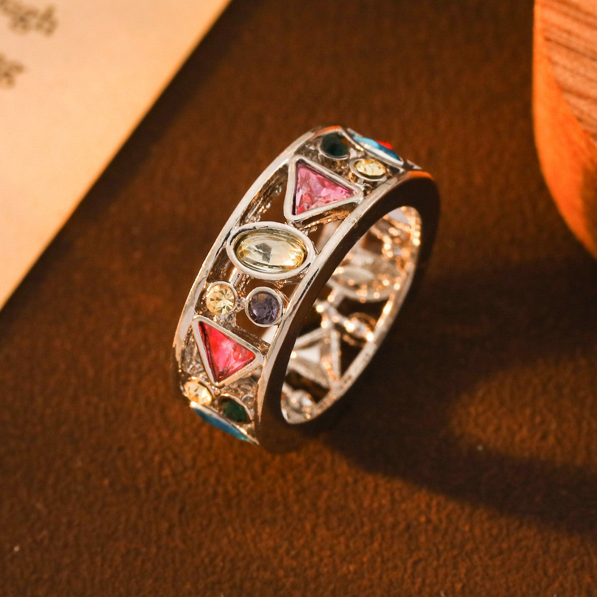 Colorful Gemstone Ring