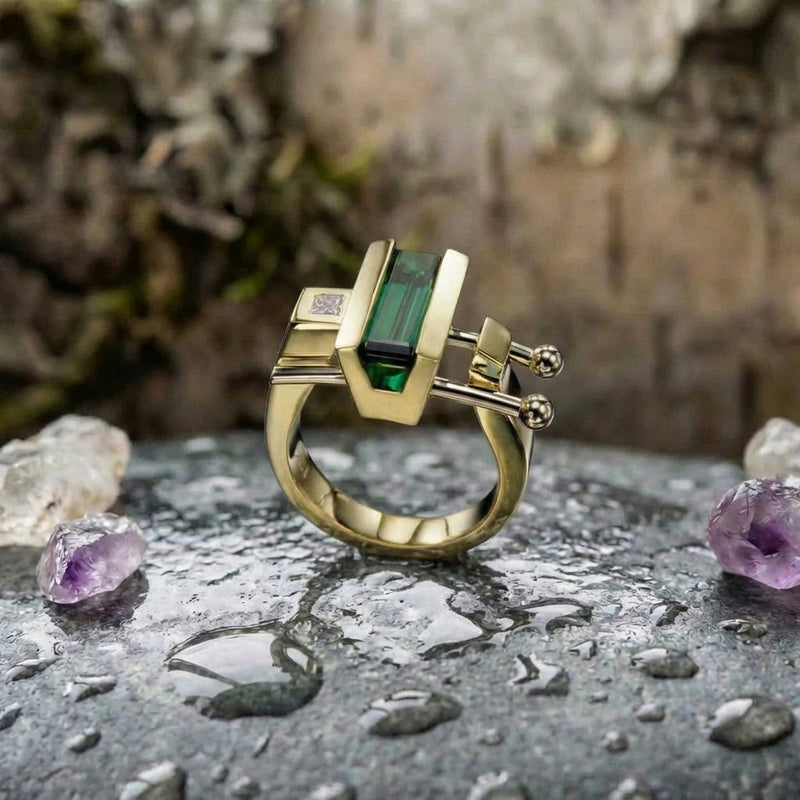 Beautiful Gold Ring With Unique Style