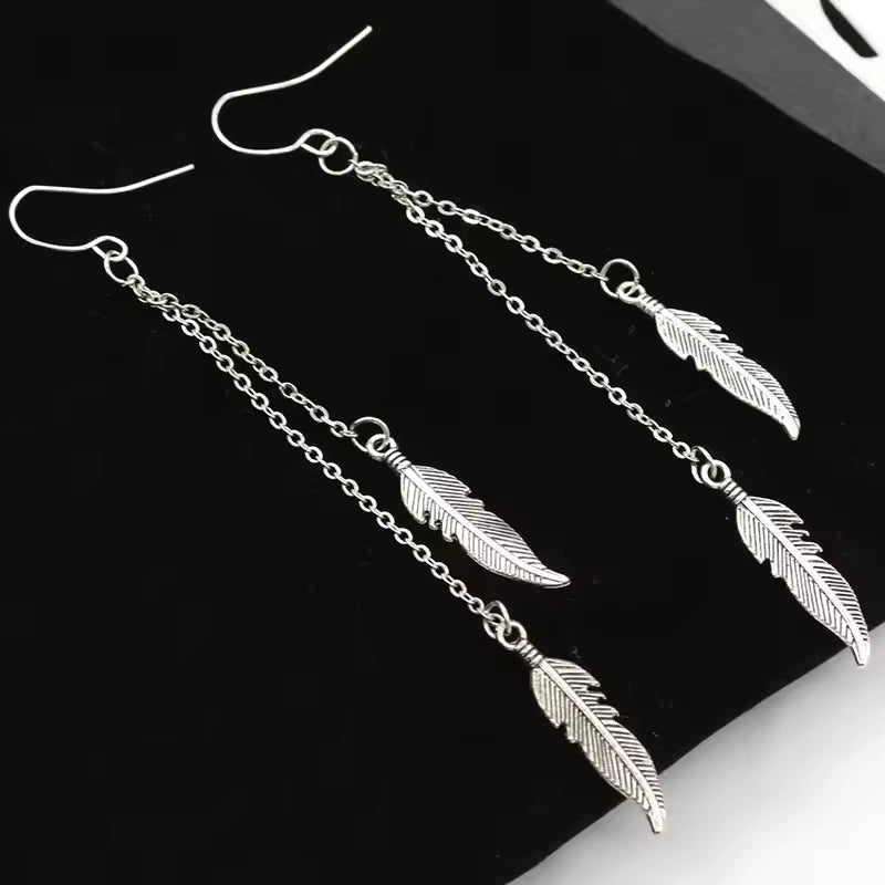 Delicate Feather Earrings