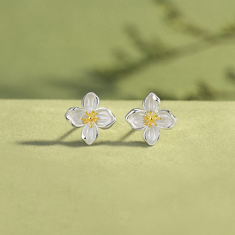 Delicate Flower Earrings