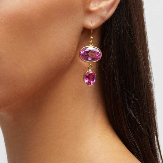 Elegant Amethyst Earrings