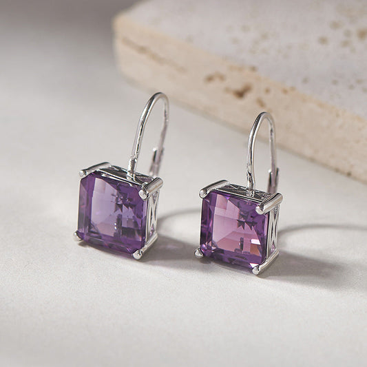 Elegant Amethyst Earrings