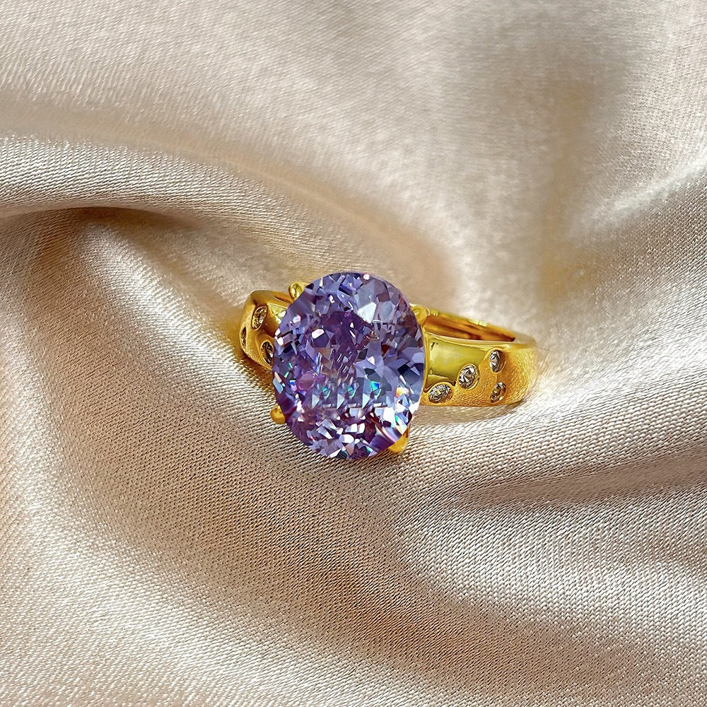 Elegant Amethyst Ring