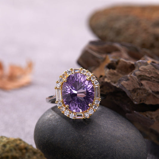 Elegant Amethyst Ring