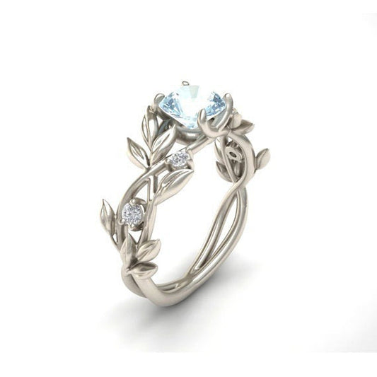 Elegant Aquamarine Ring