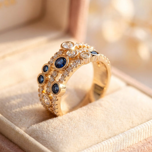 Elegant Blue Sapphire Ring