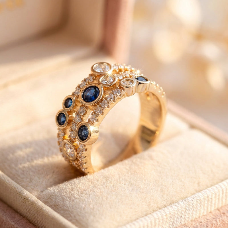 Elegant Blue Sapphire Ring