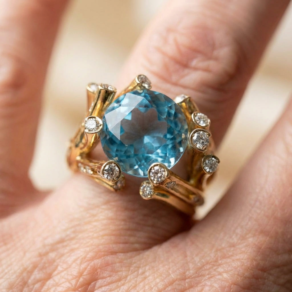 Blue Topaz Ring