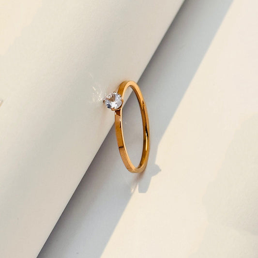 Elegant Crystal Ring