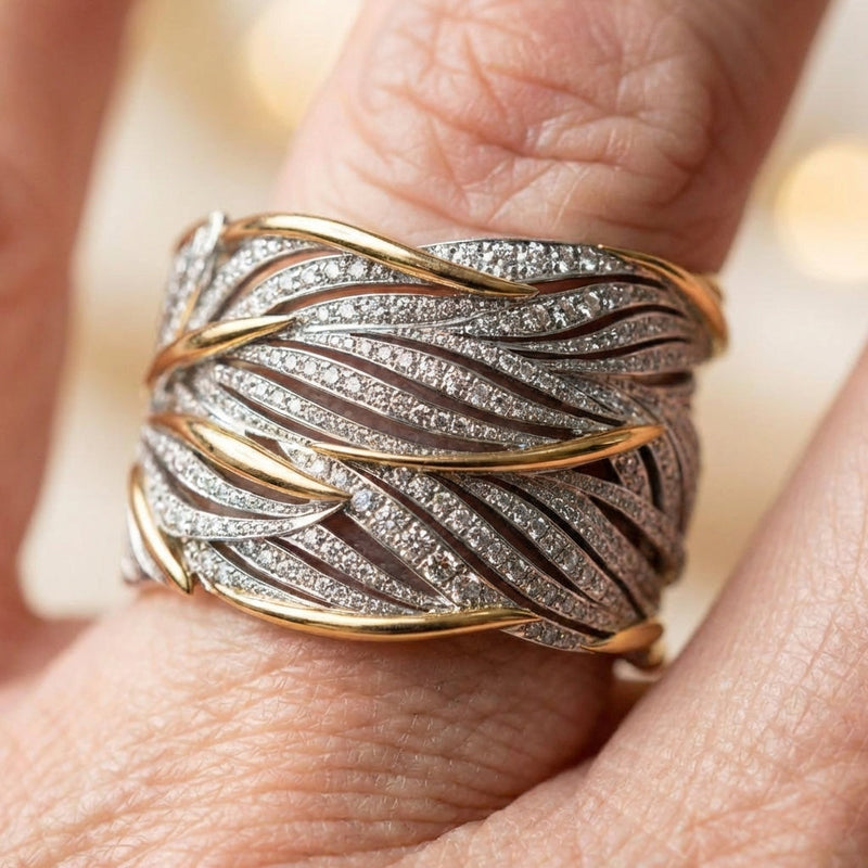Crystal Statement Ring