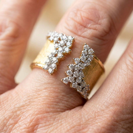 Crystal Statement Ring