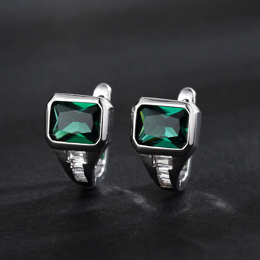 Elegant Emerald Earrings