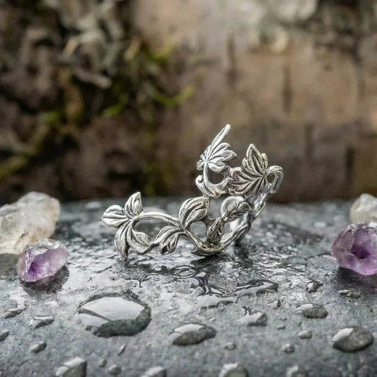 Elegant Floral Leaf Earrings