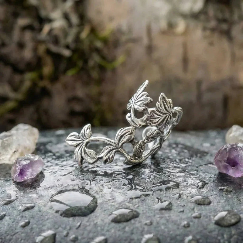 Elegant Floral Leaf Earrings