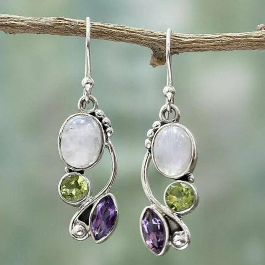 Elegant Gemstone Earrings