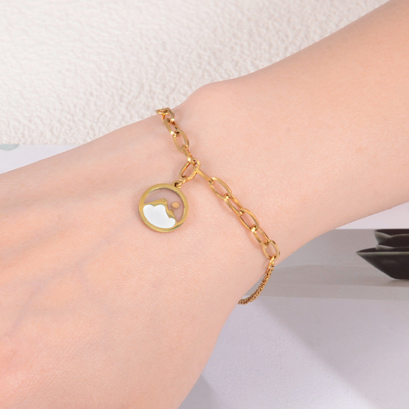 Elegant Gold Charm Bracelet