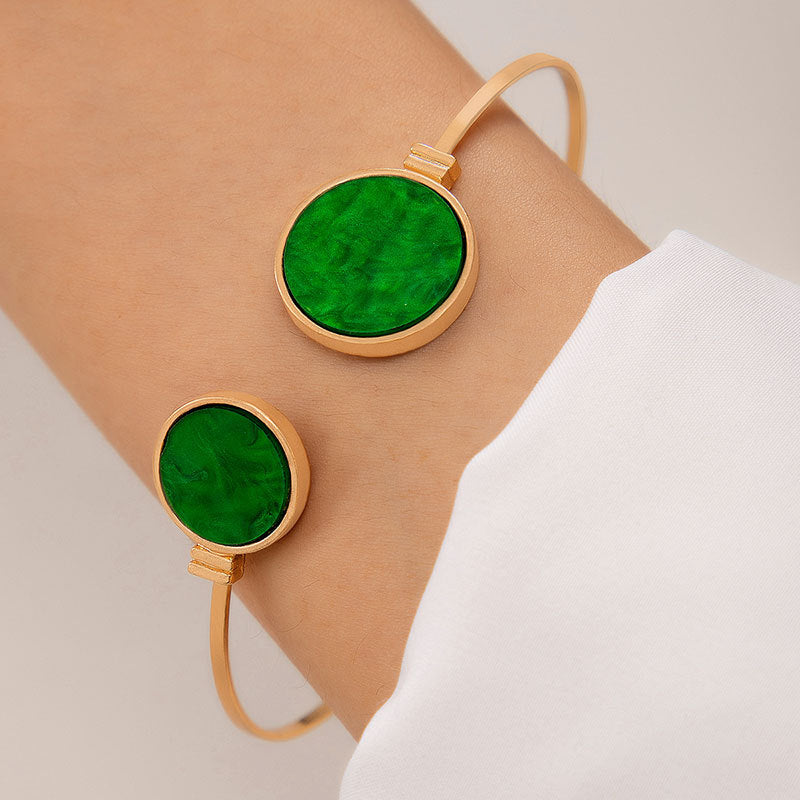 Elegant Green Jade Bracelet