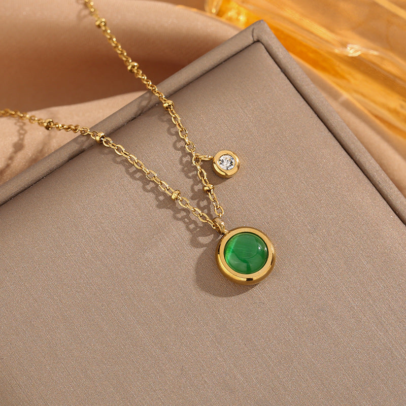 Elegant Green Jade Necklace