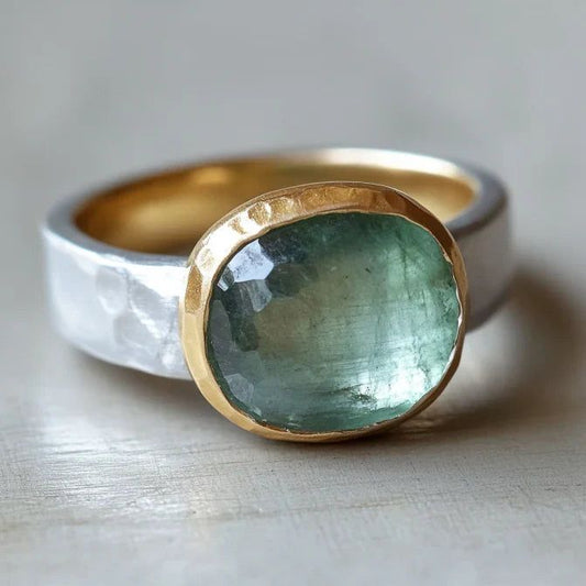 Elegant Green Tourmaline Ring