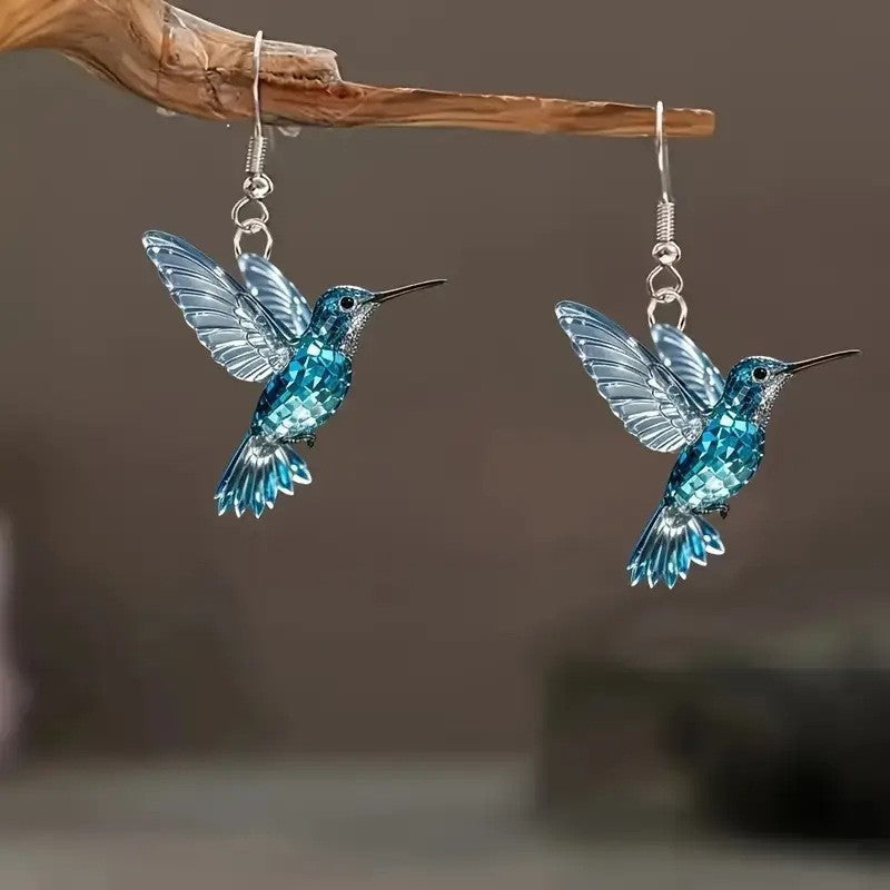 Elegant Hummingbird Earrings