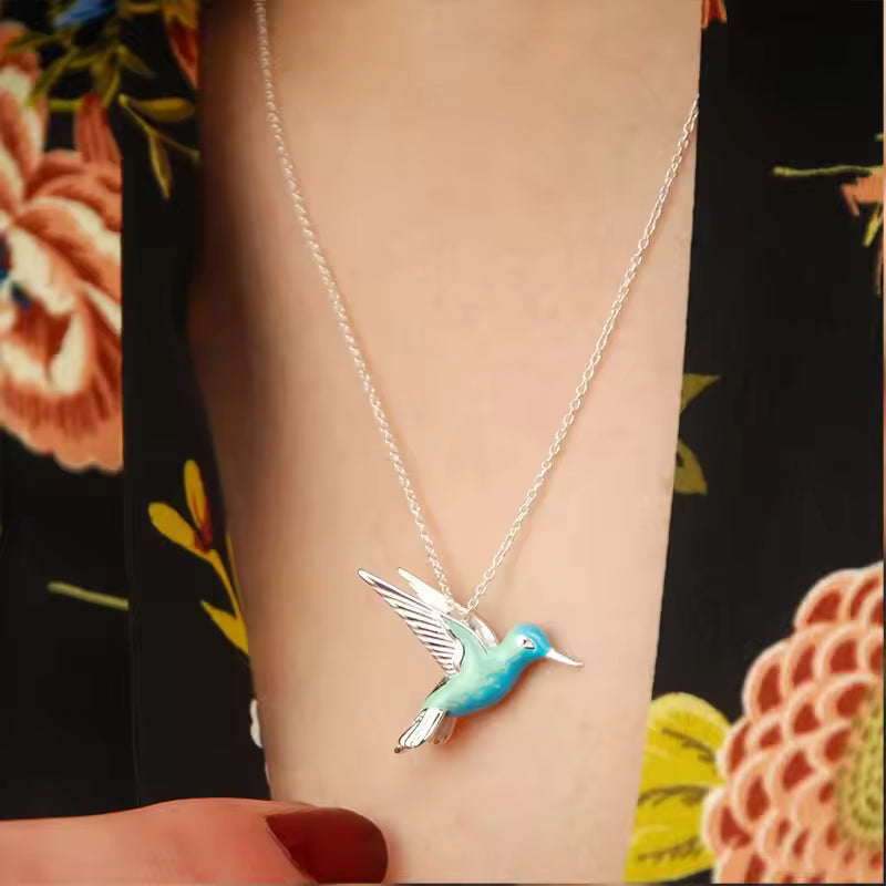 Elegant Hummingbird Necklace