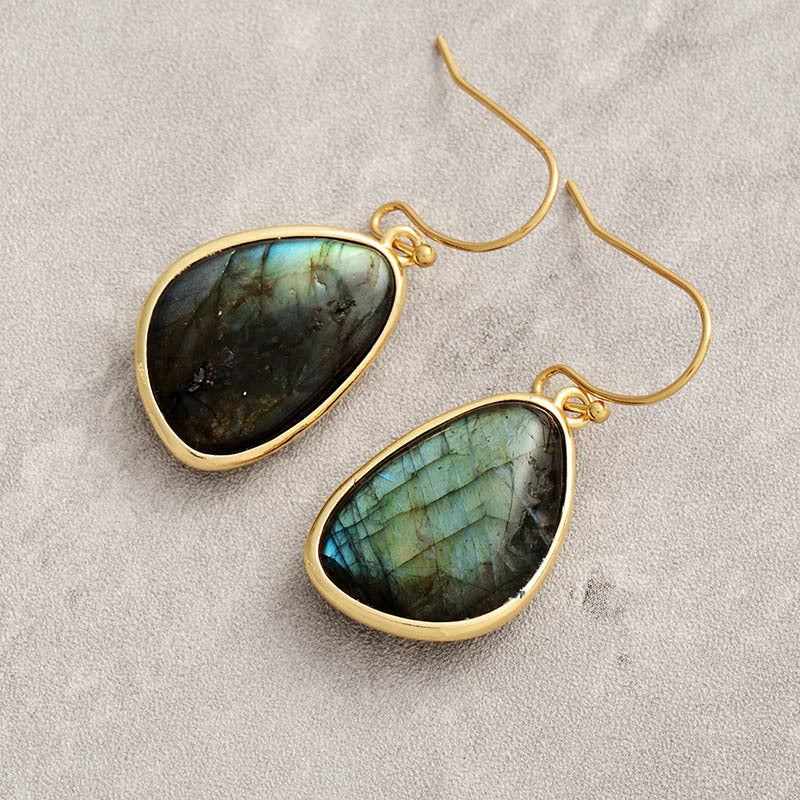 Elegant Labradorite Earrings